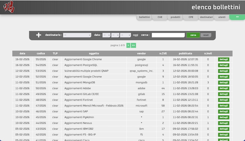 Interfaccia privata Bada!