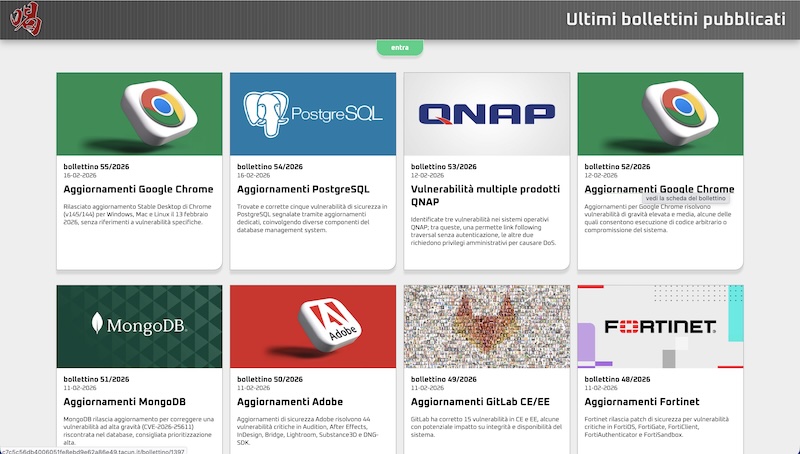 Interfaccia pubblica Bada!